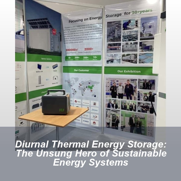Diurnal Thermal Energy Storage: The Unsung Hero of Sustainable Energy Systems